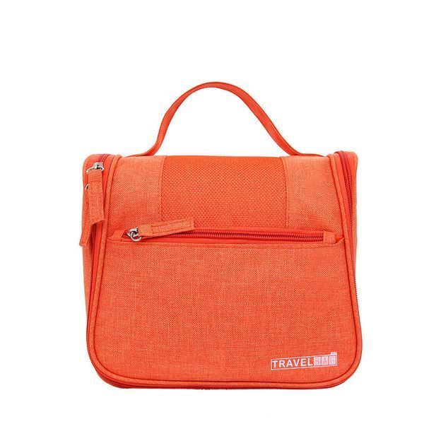 Дорожній підвісний органайзер для косметики Travel bag (Жовтогарячий) 8743256 фото