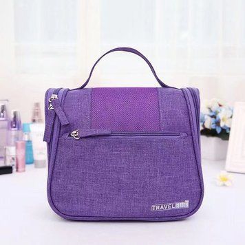 Дорожній підвісний органайзер для косметики Travel bag (Фіолетовий) 8743258 фото