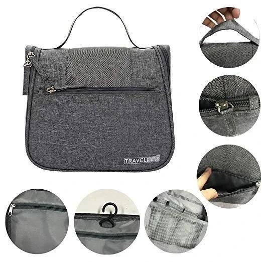 Дорожній підвісний органайзер для косметики Travel bag (Сірий) 8743259 фото