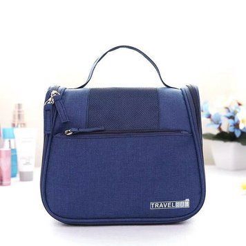 Дорожній підвісний органайзер для косметики Travel bag (Синій) 8743260 фото