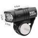 Акумуляторний велосипедний ліхтар USB Bike Light BK-02, Велофара на кермо велосипеда Black 4123100 фото 4