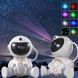 Проектор галактики лазерный Астронавт с ракетой в руках, USB, с пультом, Детский ночник звездное небо 812034 фото 4