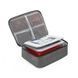 Дорожный кейс сумка органайзер папка для хранения документов и гаджетов на молнии (серый) 1063-7 фото 6