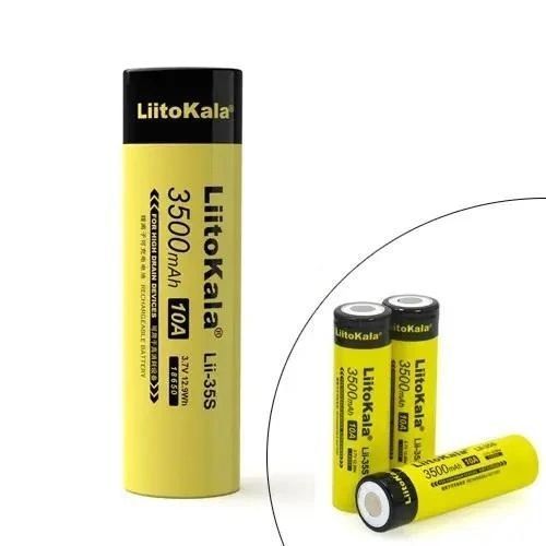 Аккумулятор Liitokala Lii-35S 18650 высокотоковый Li-ion 3.7В 3500мАч 10А 1205361 фото
